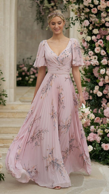 Elegant Floral Maxi Dress